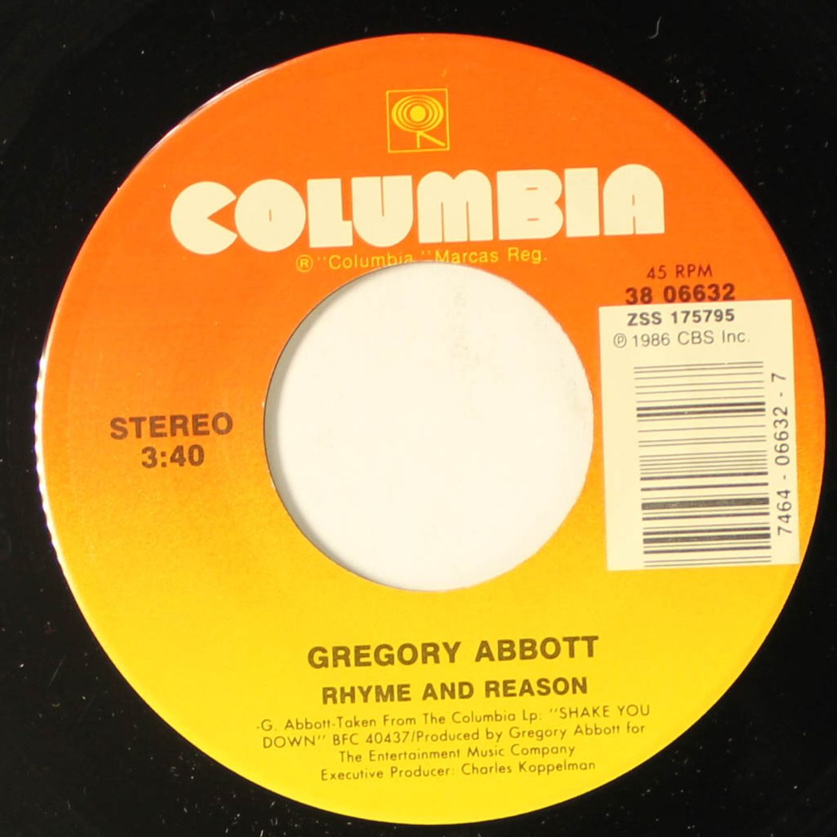 i got the feeling (it's over) / rhyme and reason by GREGORY ABBOTT