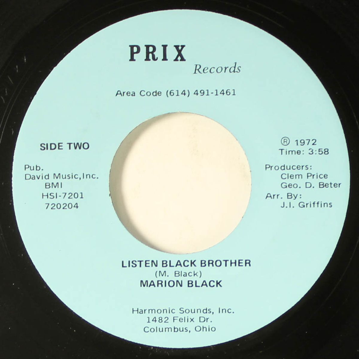 listen black brother by MARION BLACK