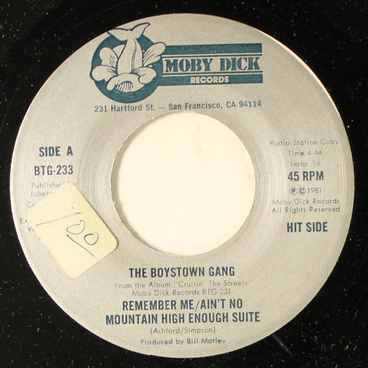 remember me/ain't no mountain high enough suite / crusin' the streets by BOYSTOWN GANG