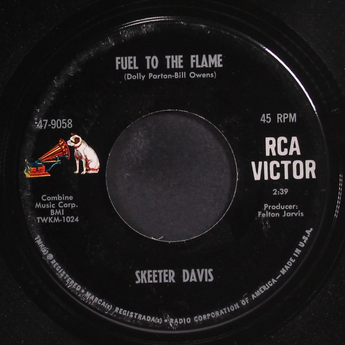 you call this love / fuel to the flame by SKEETER DAVIS