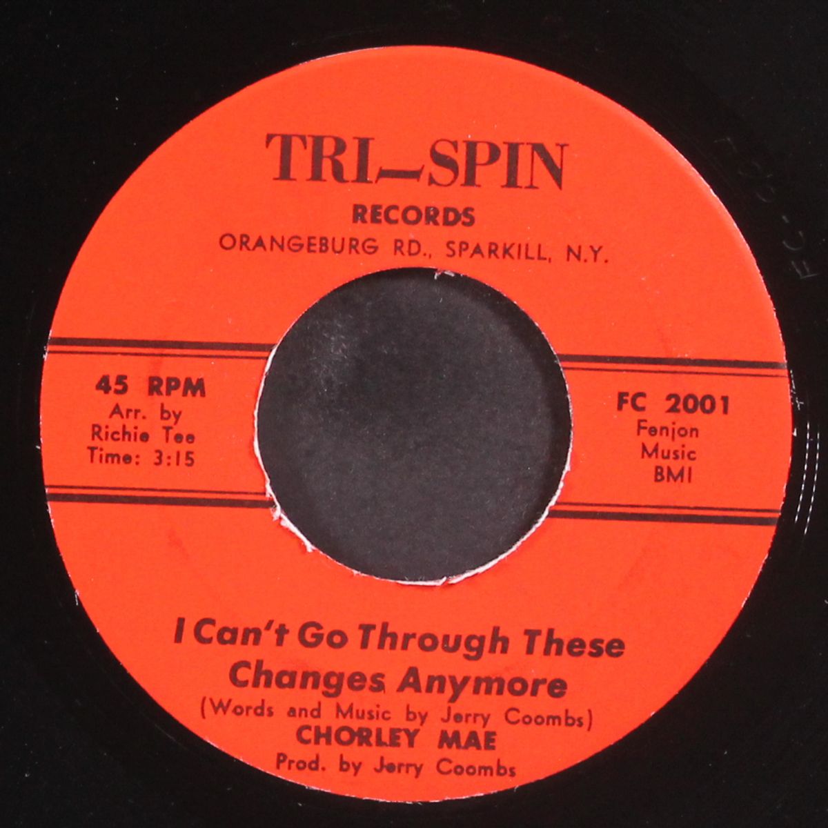 i can't go through these changes anymore / i've been there by CHORLEY MAE / JERRY COOMBS BAND