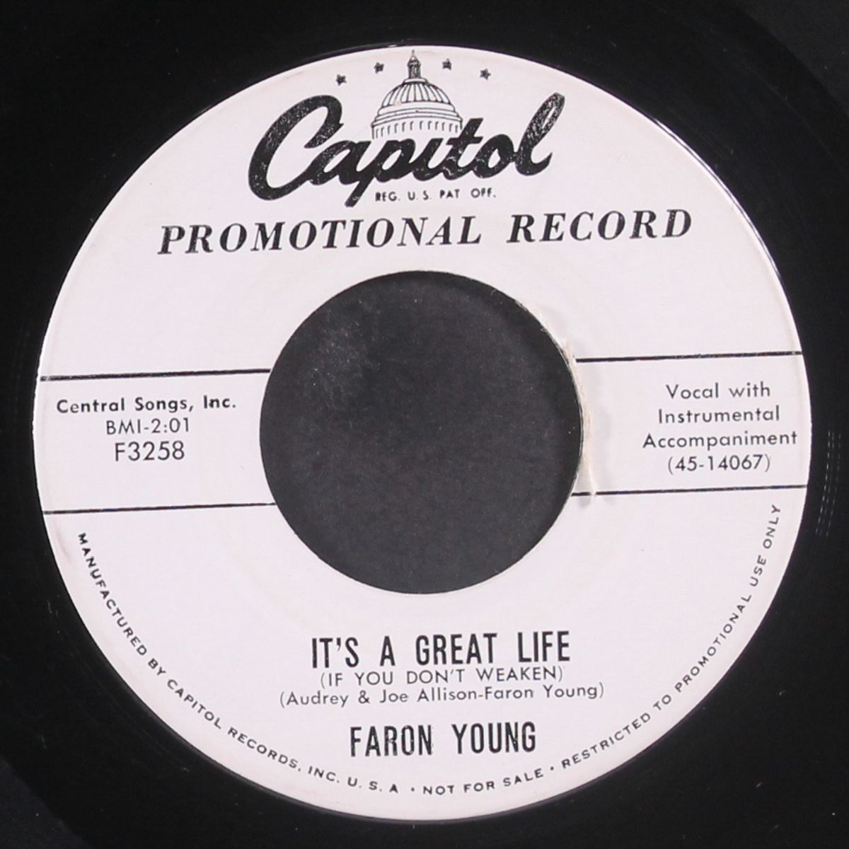 it's a great life by FARON YOUNG