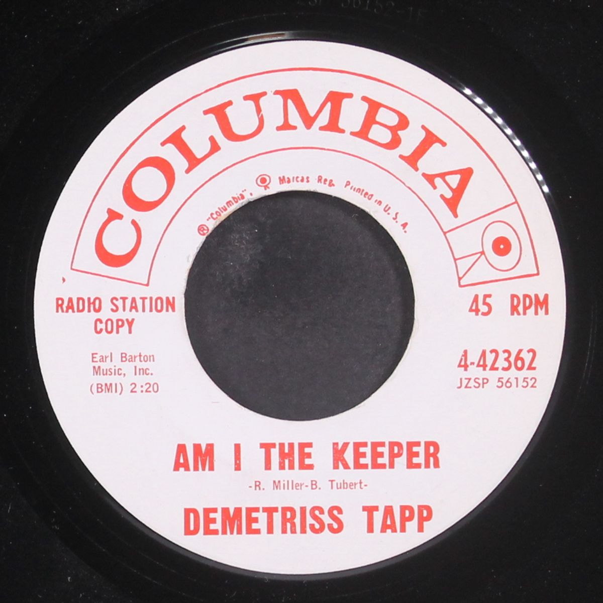another victory / am i the keeper by DEMETRISS TAPP