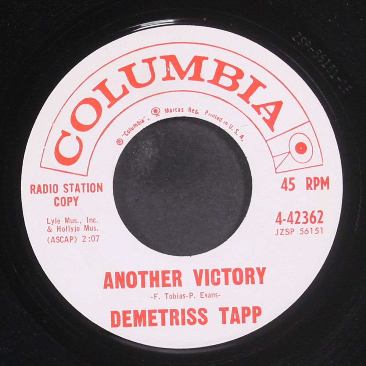 another victory / am i the keeper by DEMETRISS TAPP