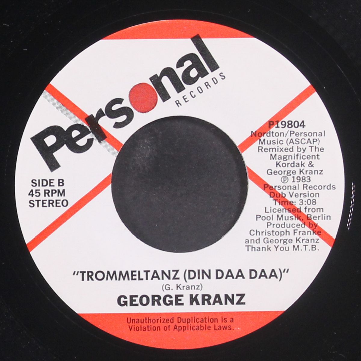trommeltanz (din daa daa) by GEORGE KRANZ