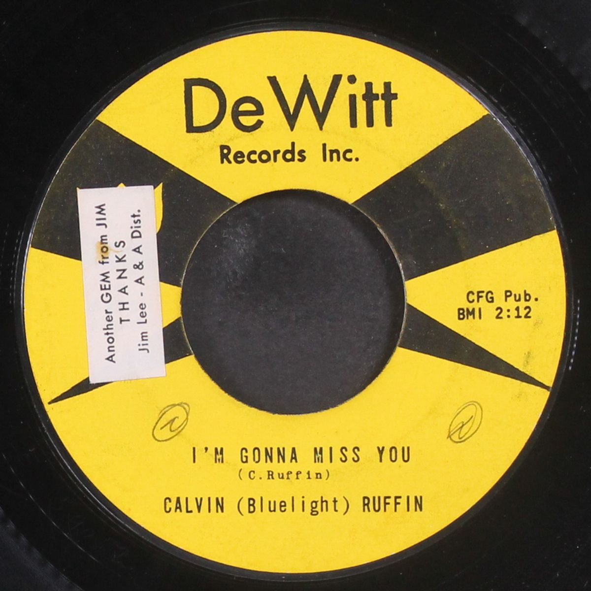 hurry! hurry! / i'm gonna miss you by CALVIN RUFFIN