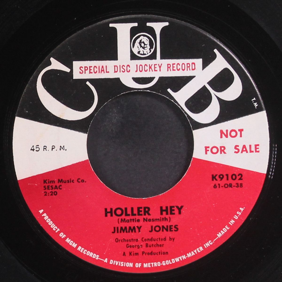 mr. music man / holler hey by JIMMY JONES