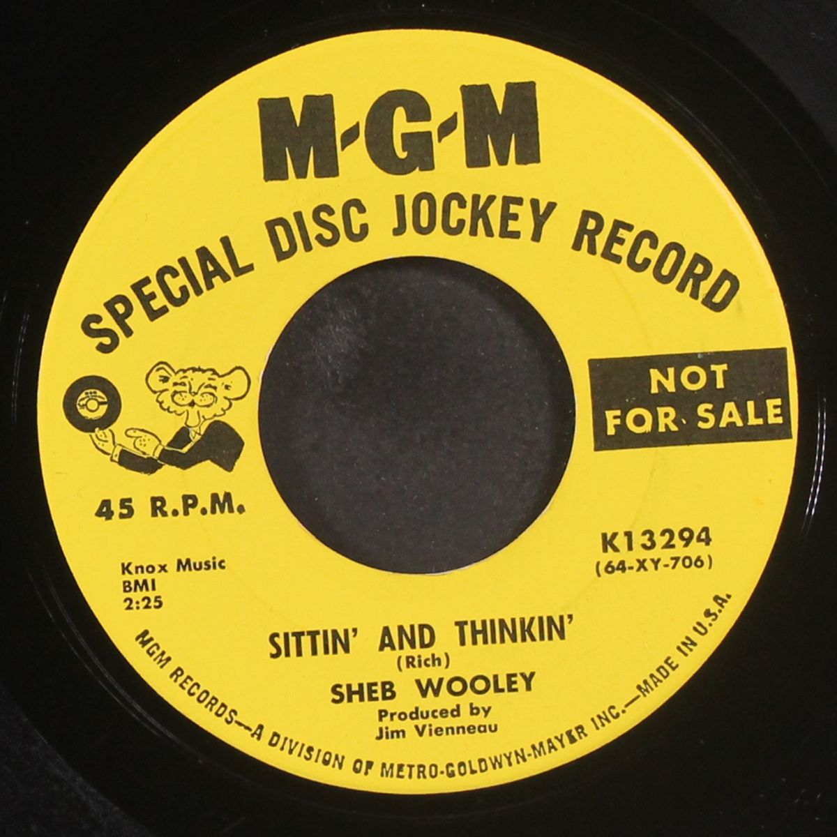 sittin' and thinkin' / wild and wooleybig unruly me by SHEB WOOLEY