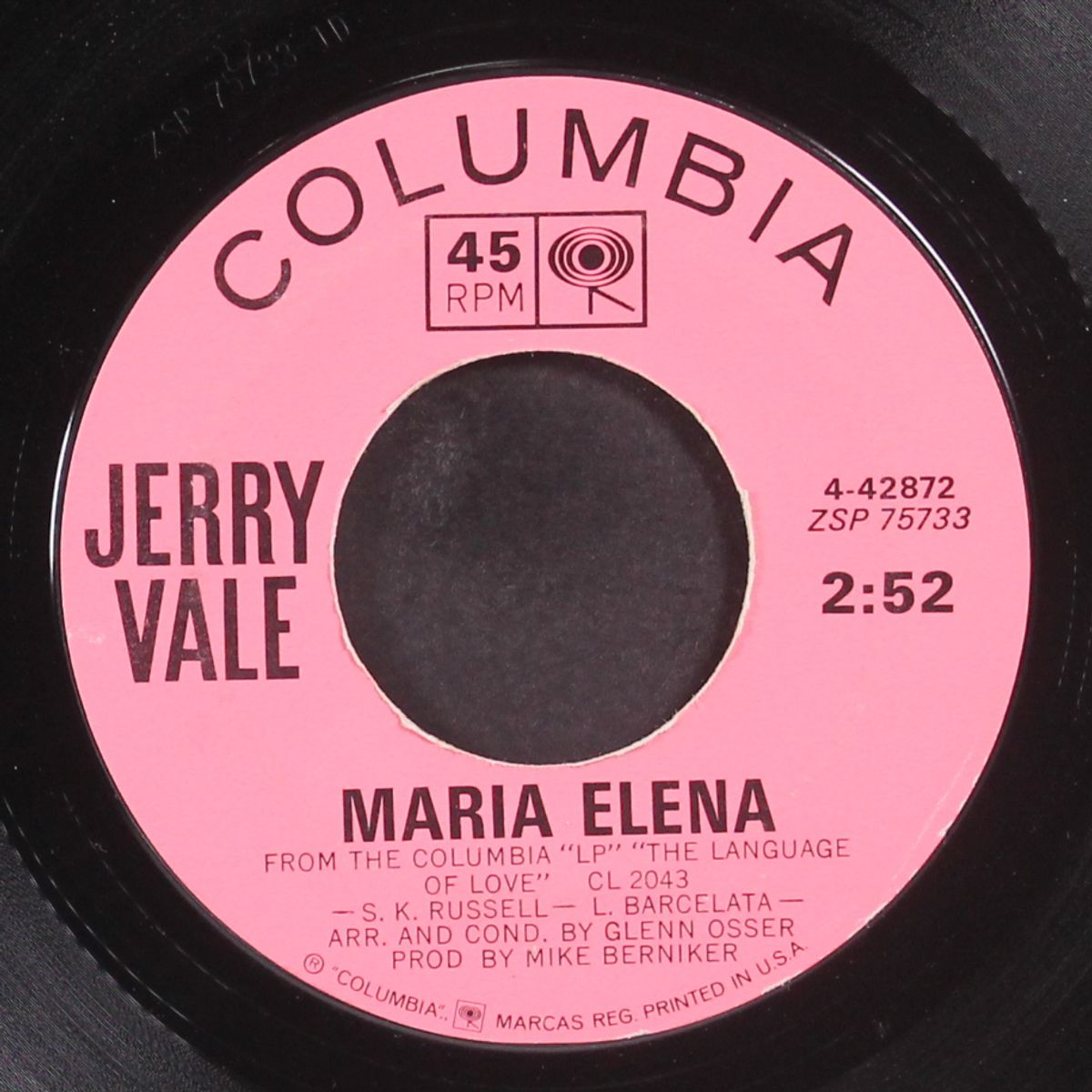 maria elena by JERRY VALE
