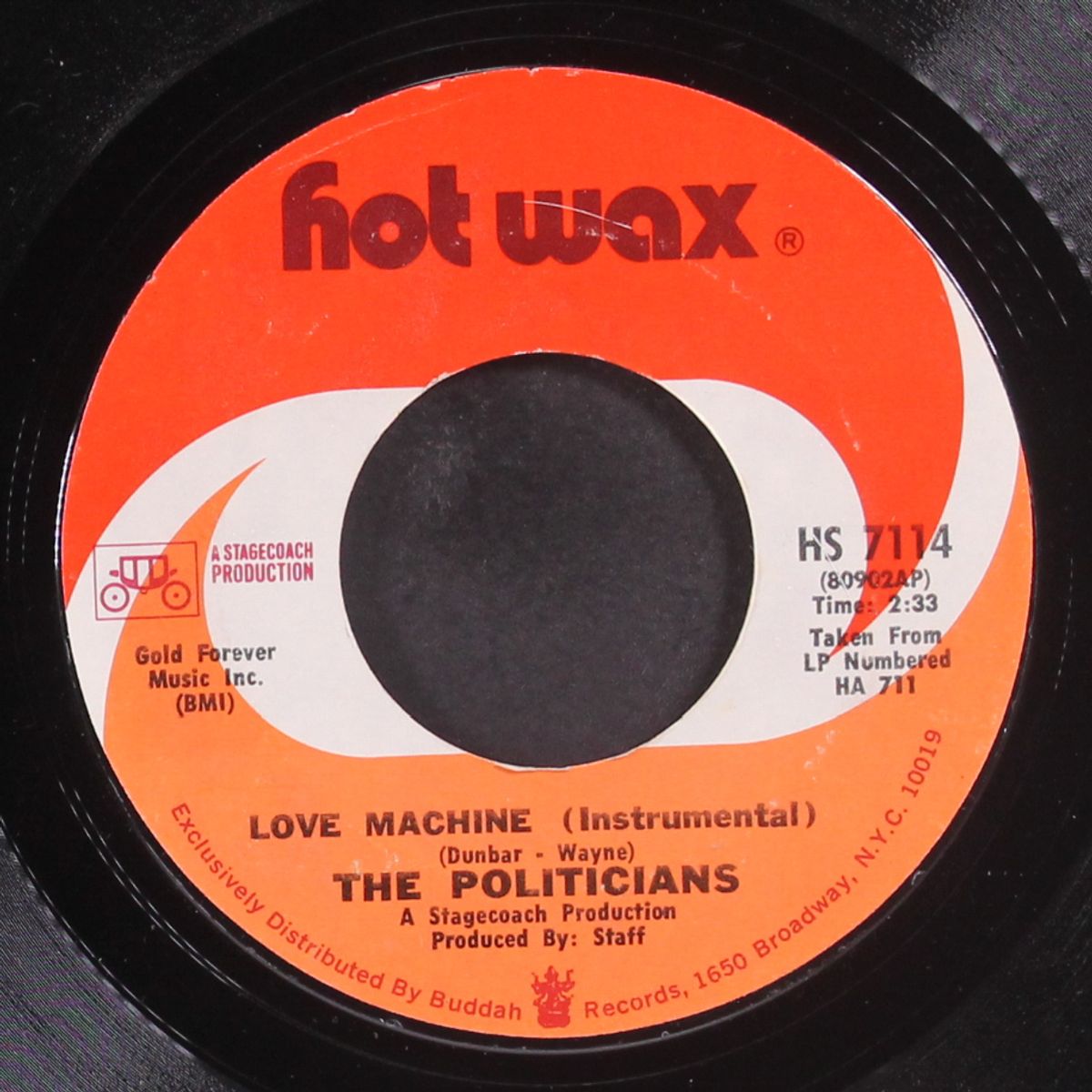 free your mind / love machine by POLITICIANS
