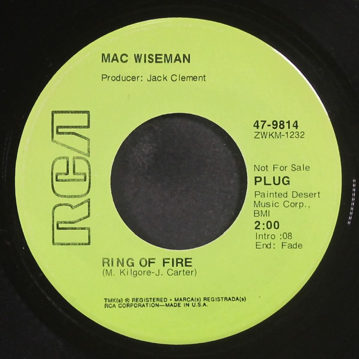 ring of fire by MAC WISEMAN
