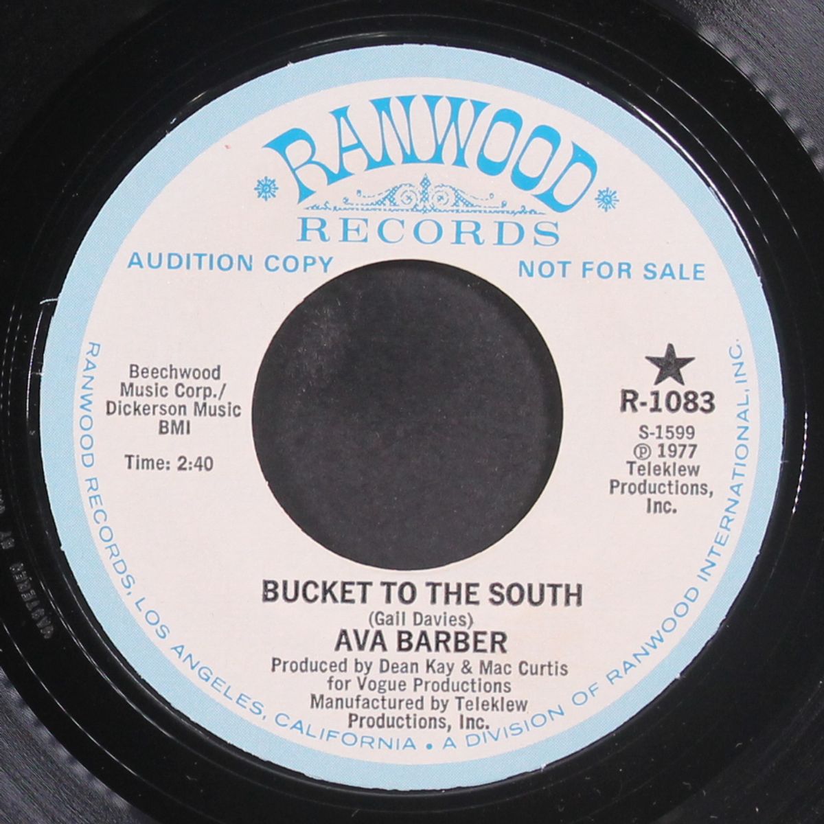 bucket to the south by AVA BARBER