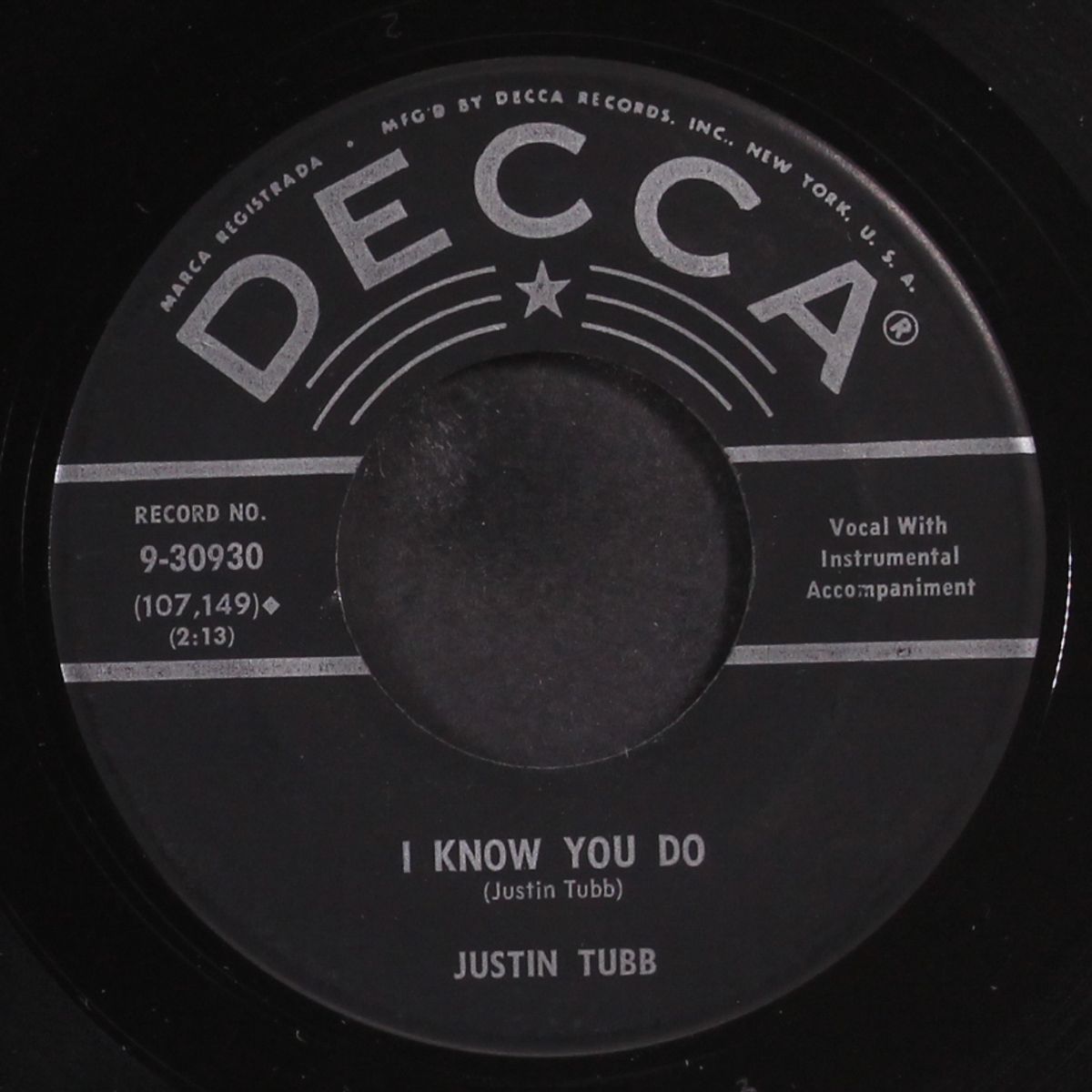 buster's gang / i know you do by JUSTIN TUBB