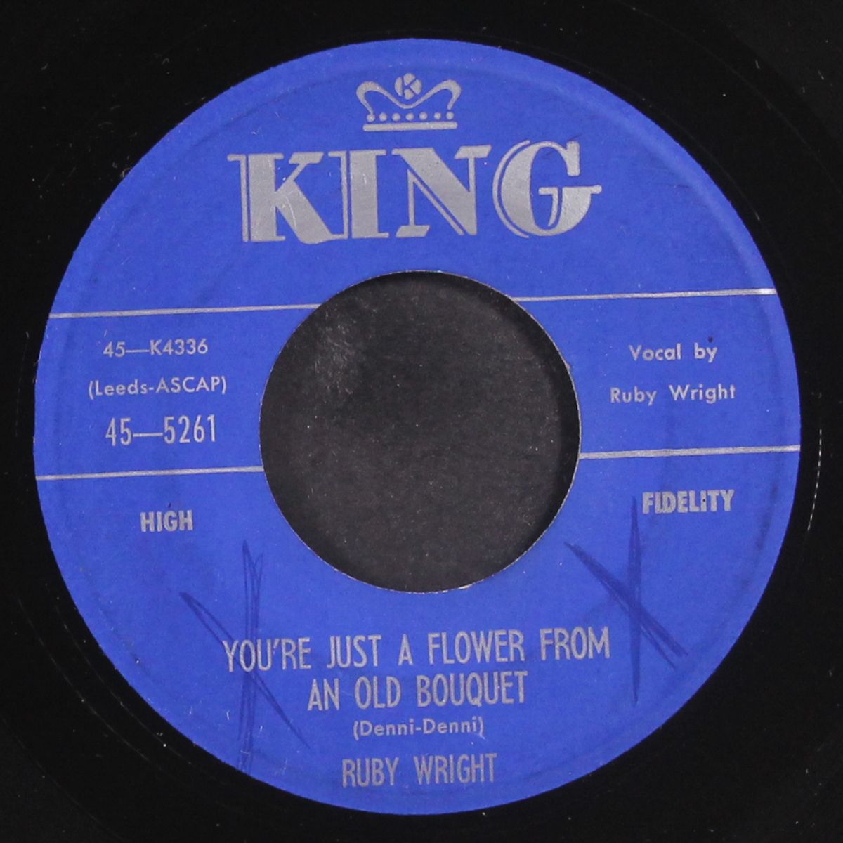 sweet night of love / you're just a flower from an old bouquet by RUBY WRIGHT