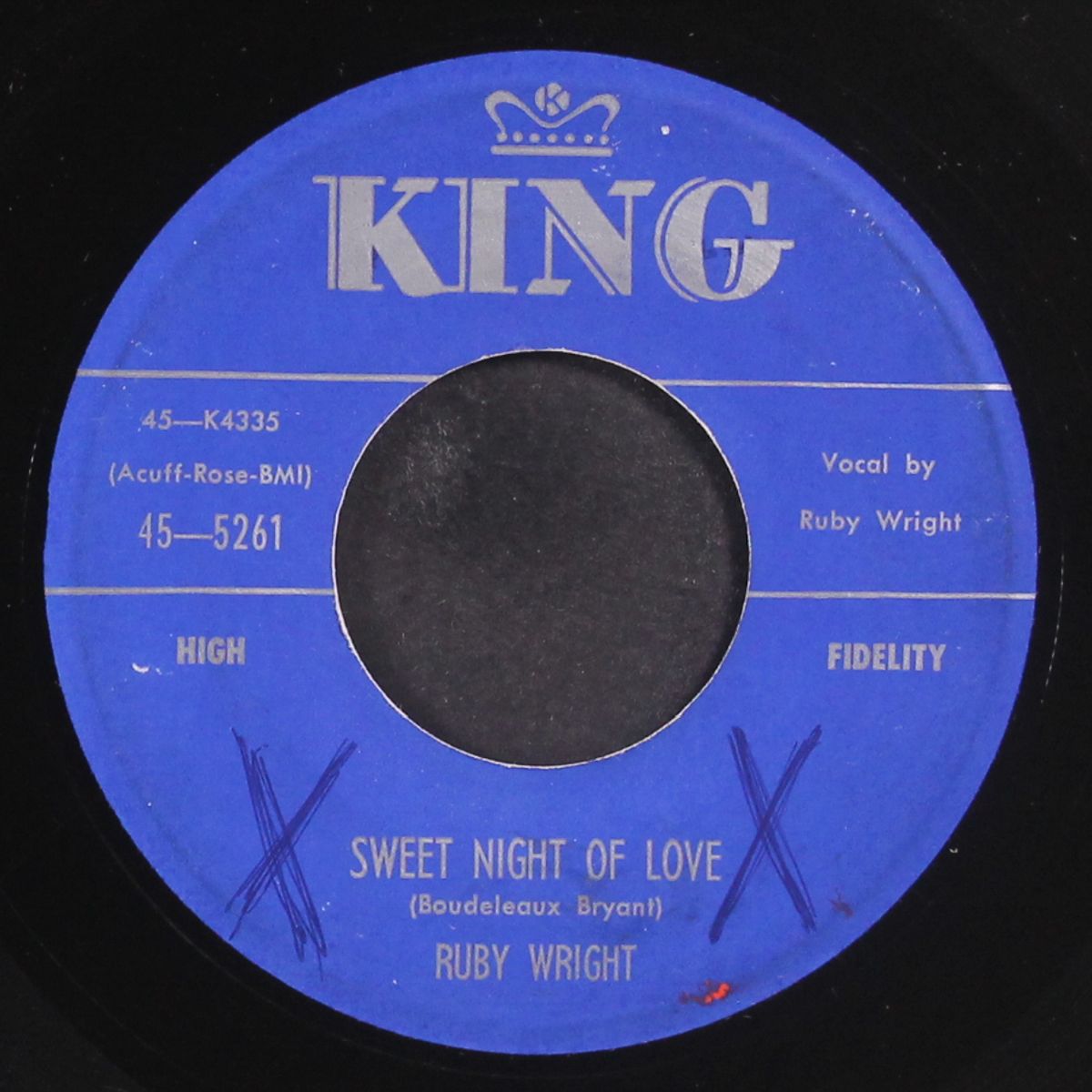 sweet night of love / you're just a flower from an old bouquet by RUBY WRIGHT