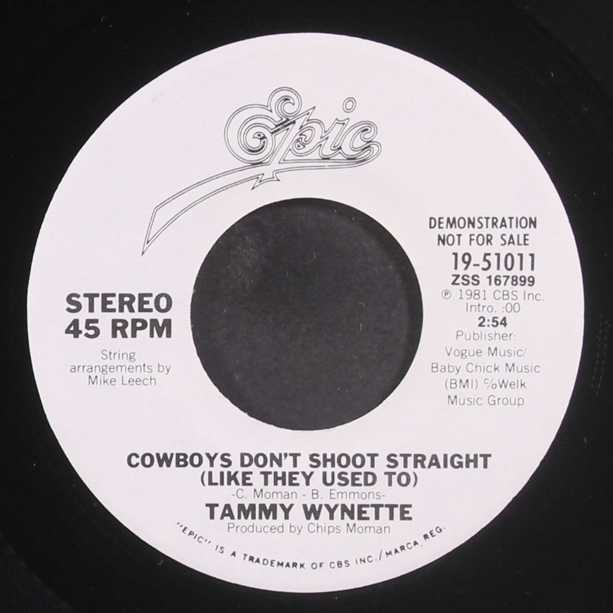 cowboys don't shoot straight / same by TAMMY WYNETTE