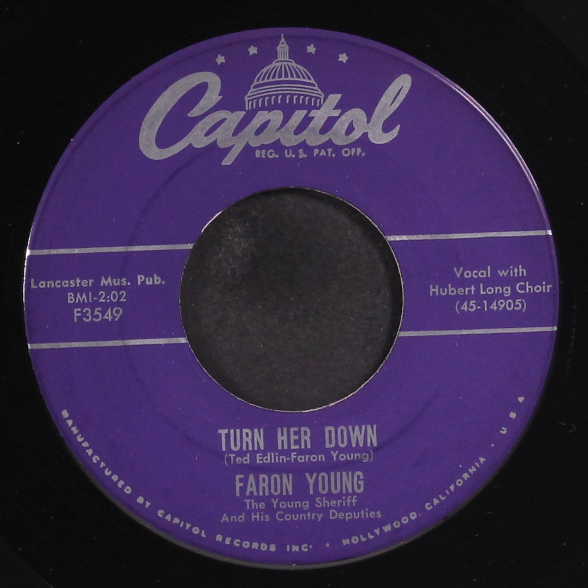 i'll be satisfied with love by FARON YOUNG