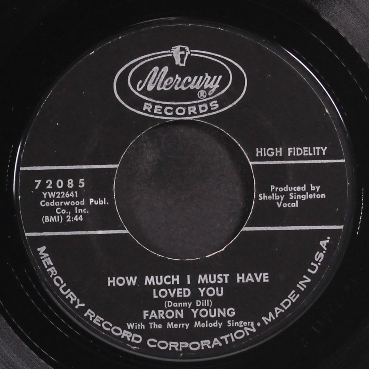 how much i must have loved you by FARON YOUNG