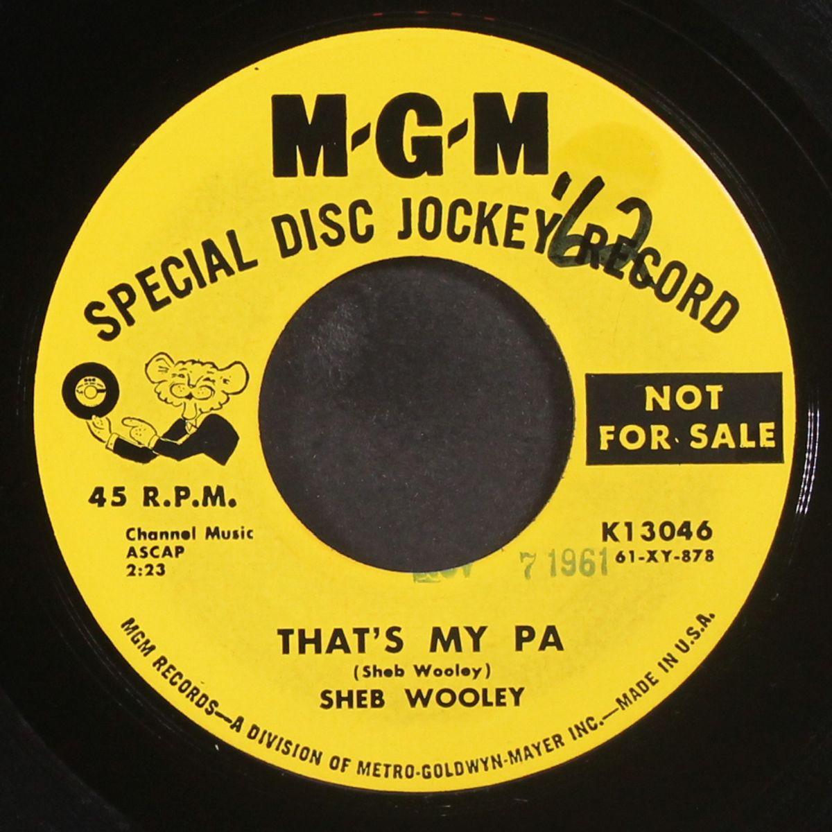 that's my pa / meet mr. lonely by SHEB WOOLEY