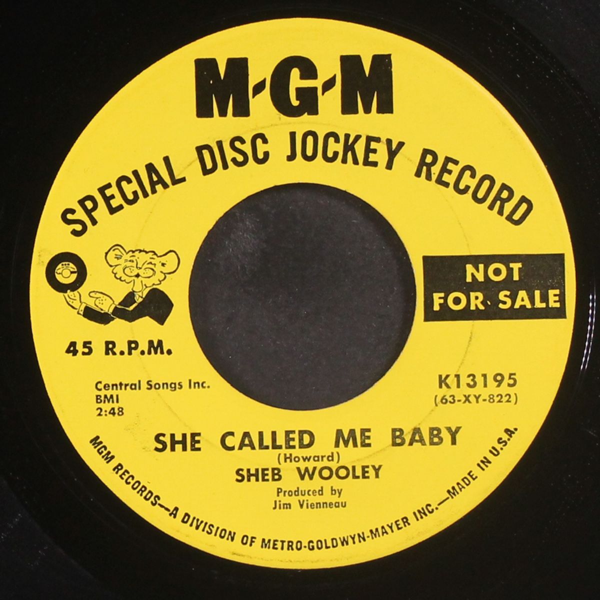 she called me baby / papa's old fiddle by SHEB WOOLEY