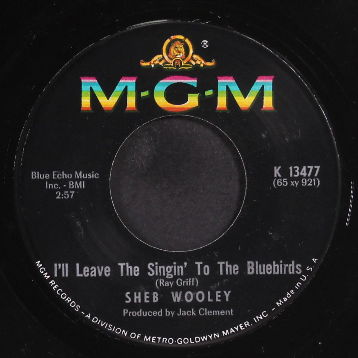 i'll leave the singin' to the bluebirds / buba hoo boba dee by SHEB WOOLEY