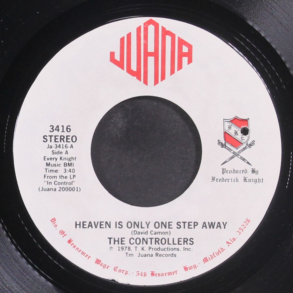 heaven is only one step away / sho nuff a blessin' by CONTROLLERS