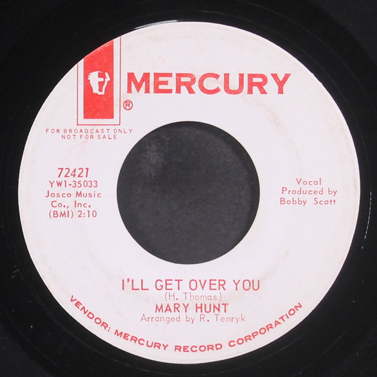 shake for joy / i'll get over you by MARY HUNT