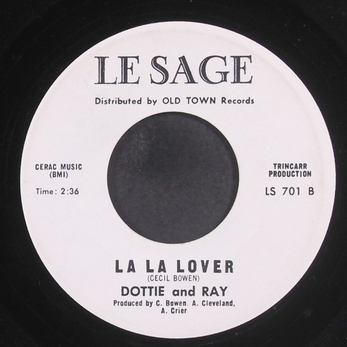 i love you baby / la la lover by DOTTIE & RAY