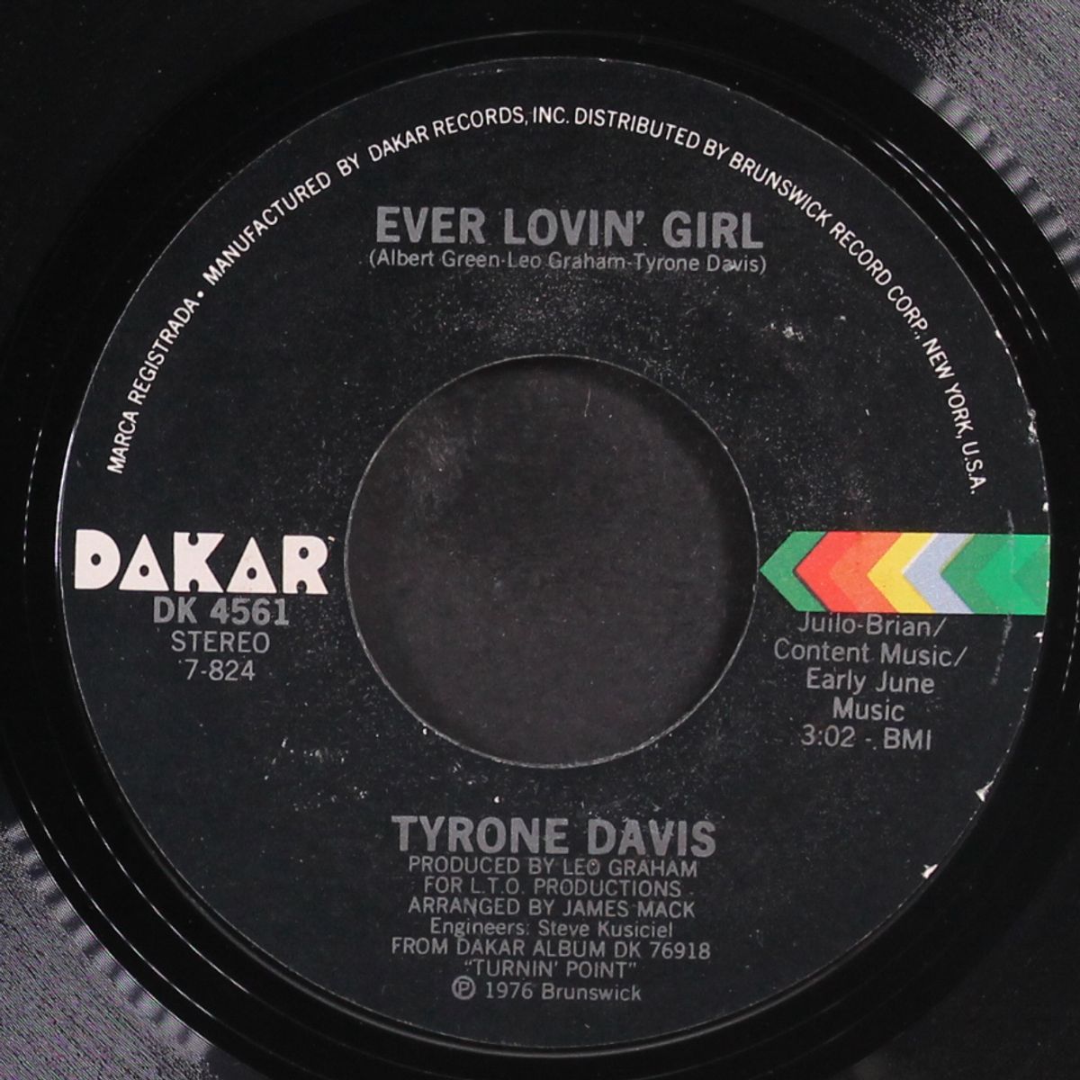 ever lovin' girl / forever by TYRONE DAVIS