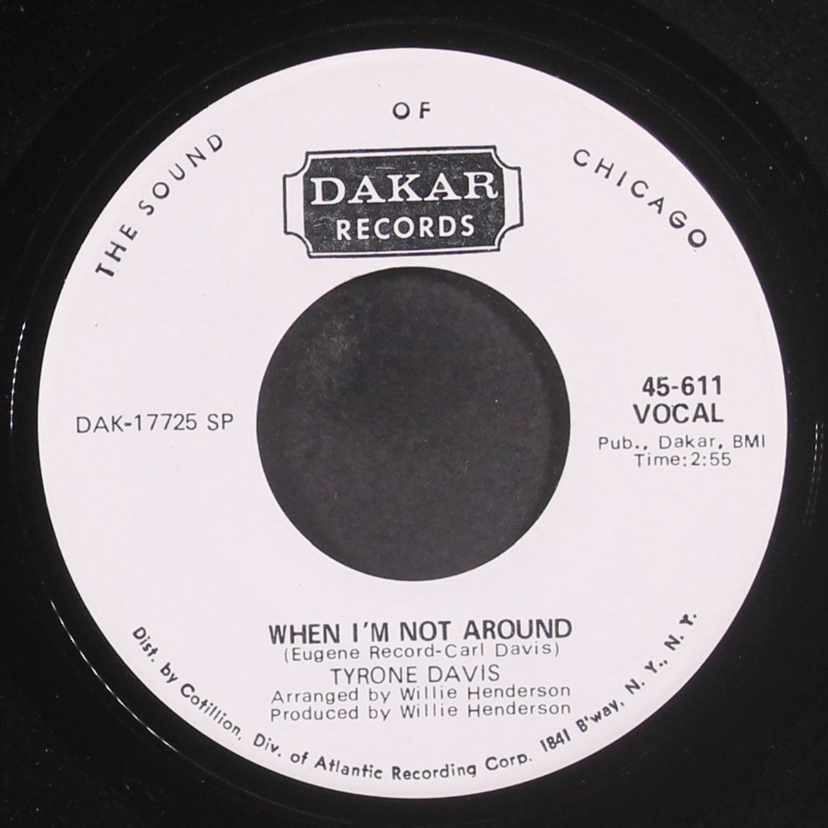 if it's love that you're after / when i'm not around by TYRONE DAVIS