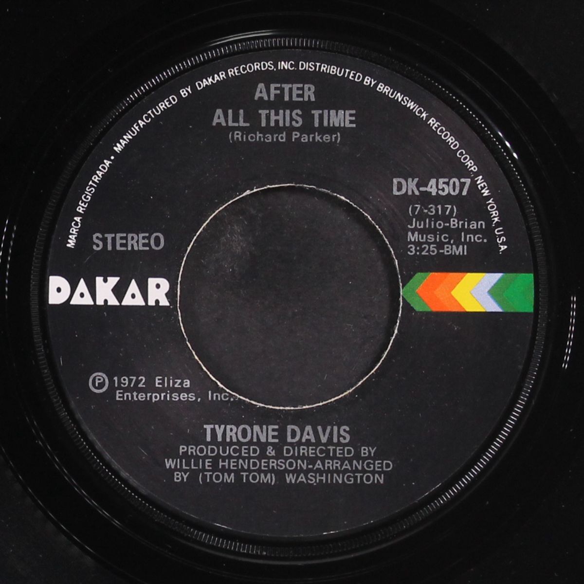 after all this time / was i just a fool by TYRONE DAVIS