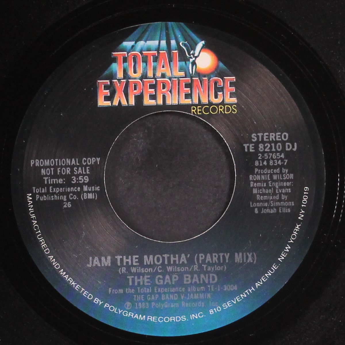 jam the motha' / same by GAP BAND