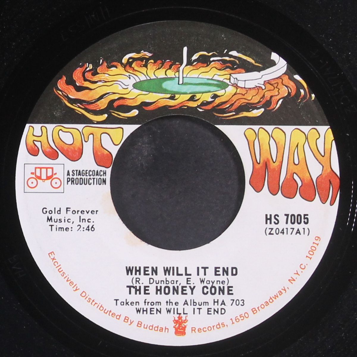 when will it end / take me with you by HONEY CONE