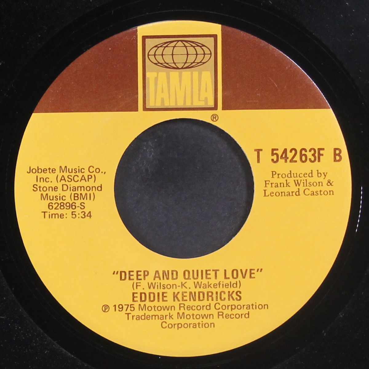 happy / deep and quiet love by EDDIE KENDRICKS