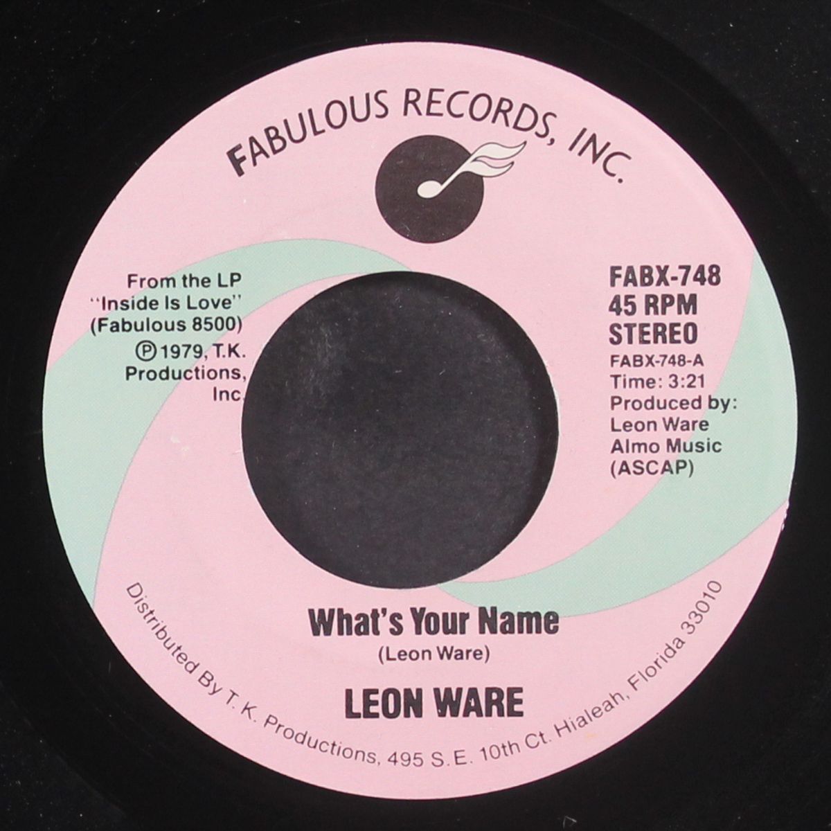 what's your name / club sashay by LEON WARE