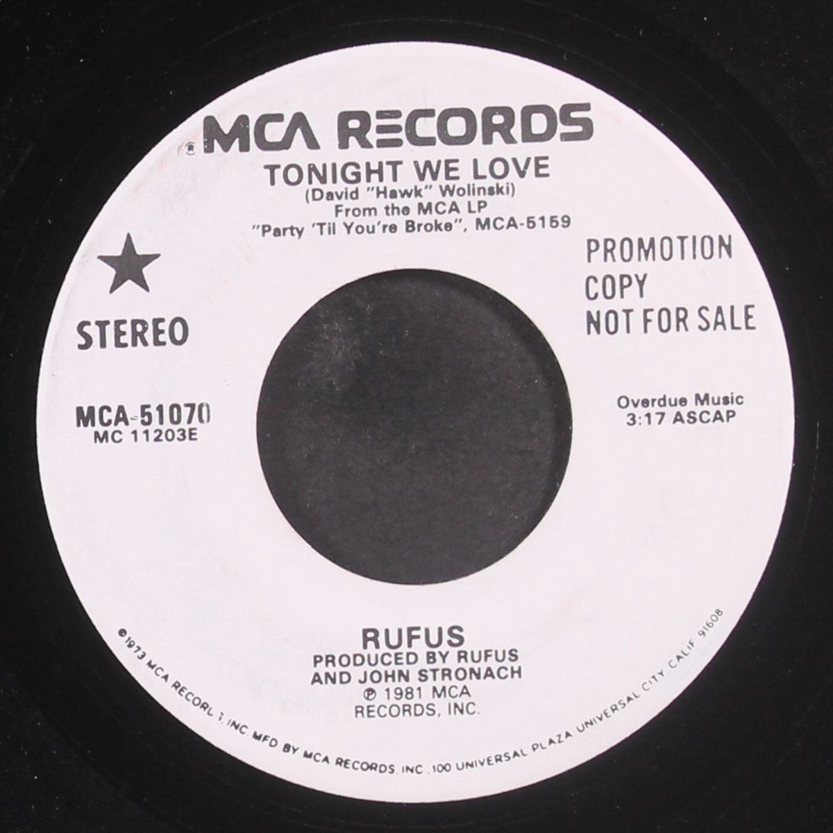 tonight we love / same by RUFUS