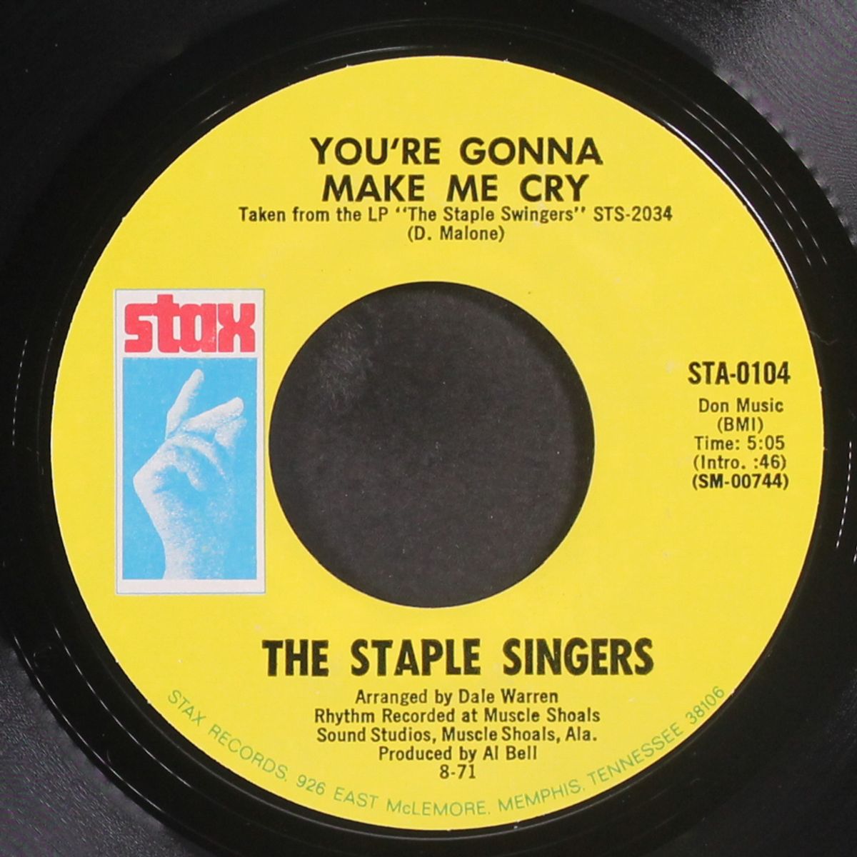 respect yourself / you're gonna make me cry by STAPLE SINGERS