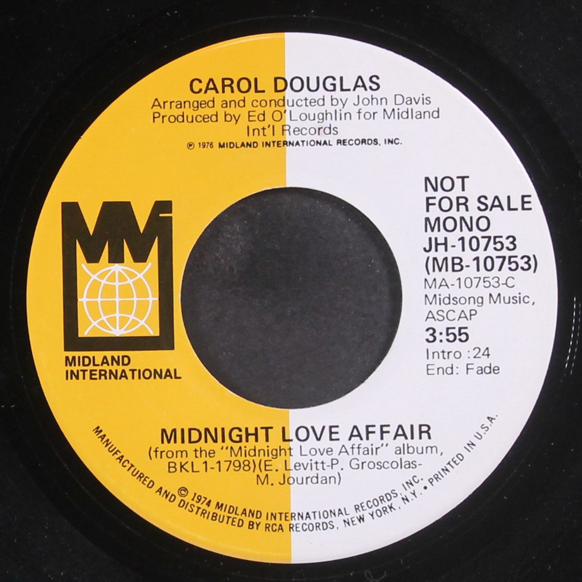 midnight love affair / mono by CAROL DOUGLAS