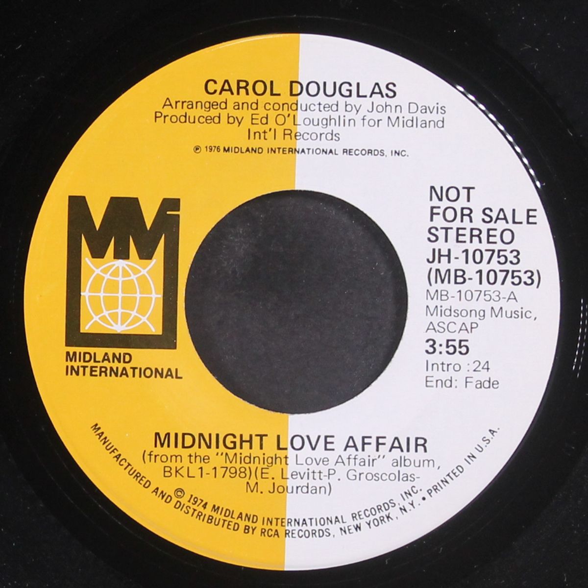 midnight love affair / mono by CAROL DOUGLAS