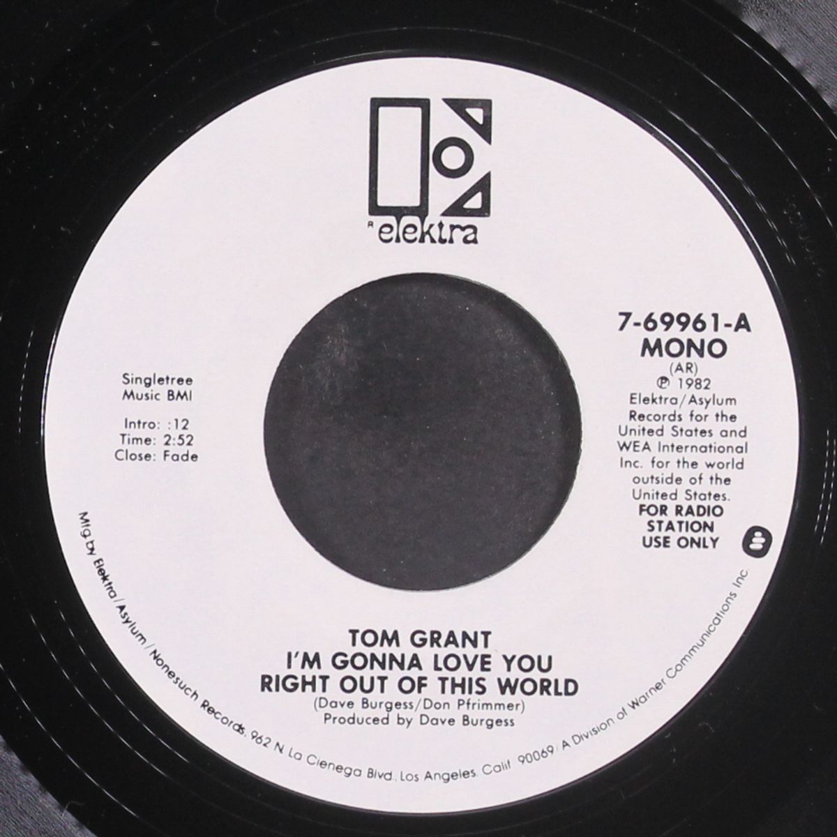 i'm gonna love you right out of this world / mono by TOM GRANT