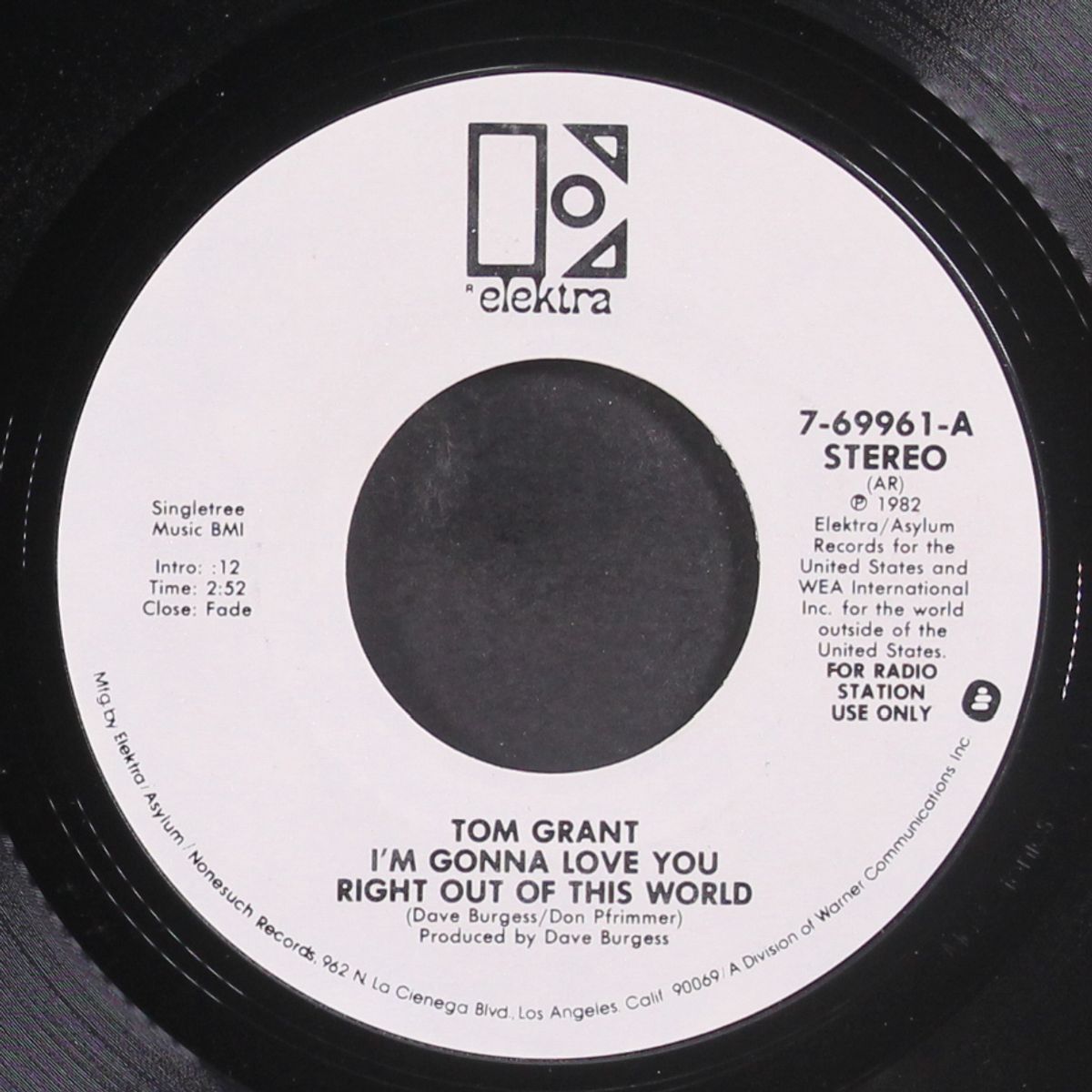i'm gonna love you right out of this world / mono by TOM GRANT