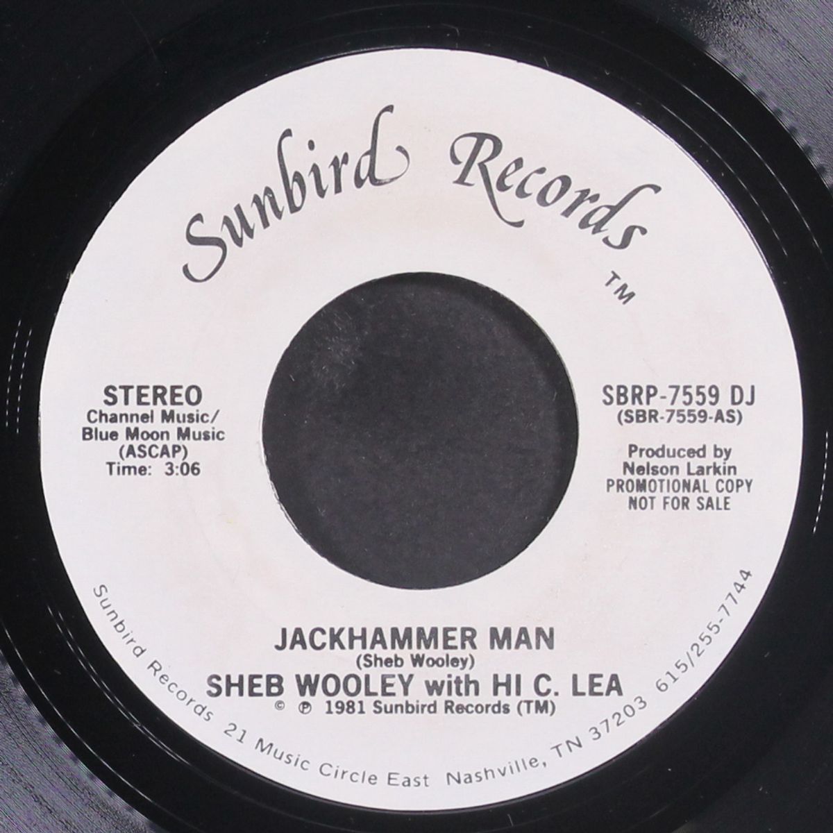jackhammer man / jackhammer dance by SHEB WOOLEY