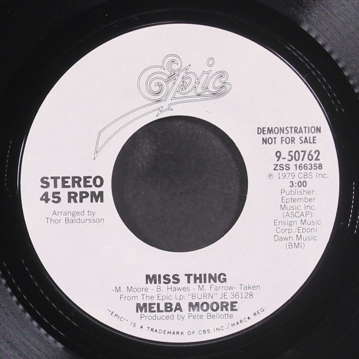miss thing by MELBA MOORE