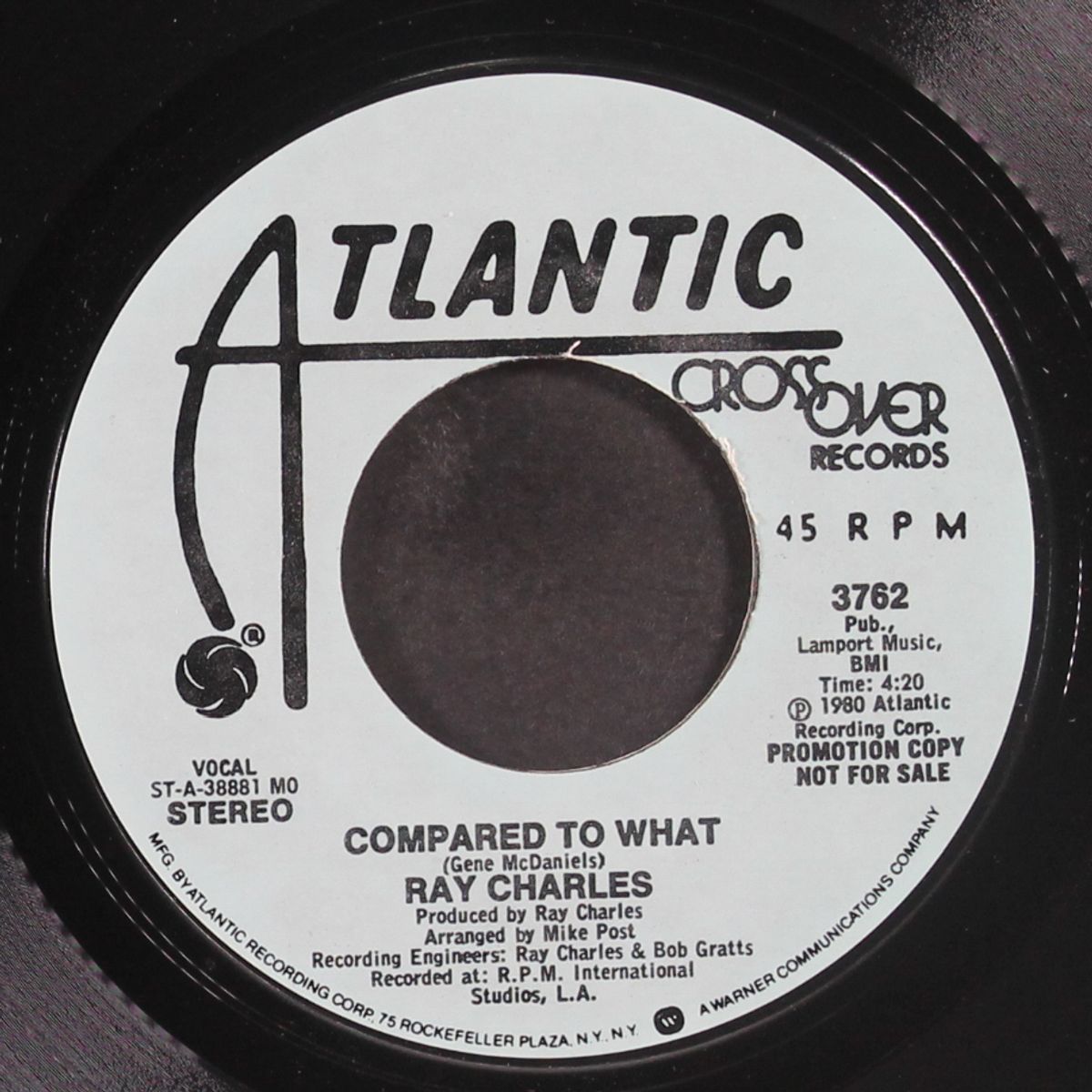 compared to what / mono by RAY CHARLES
