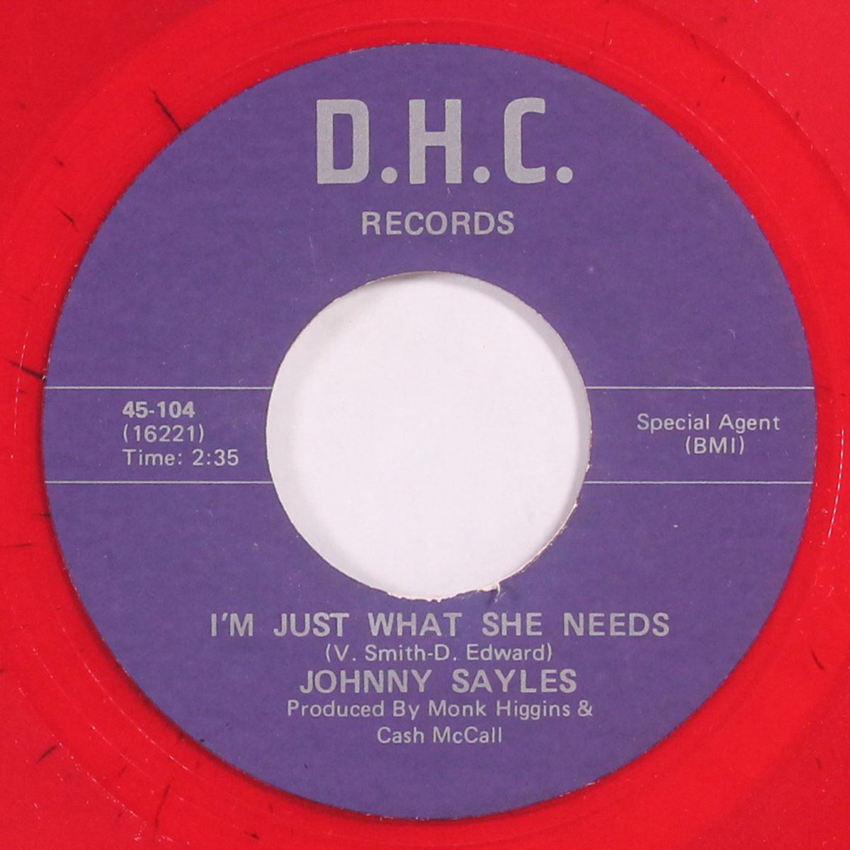 lilly mae / i'm just what she needs by JOHNNY SAYLES
