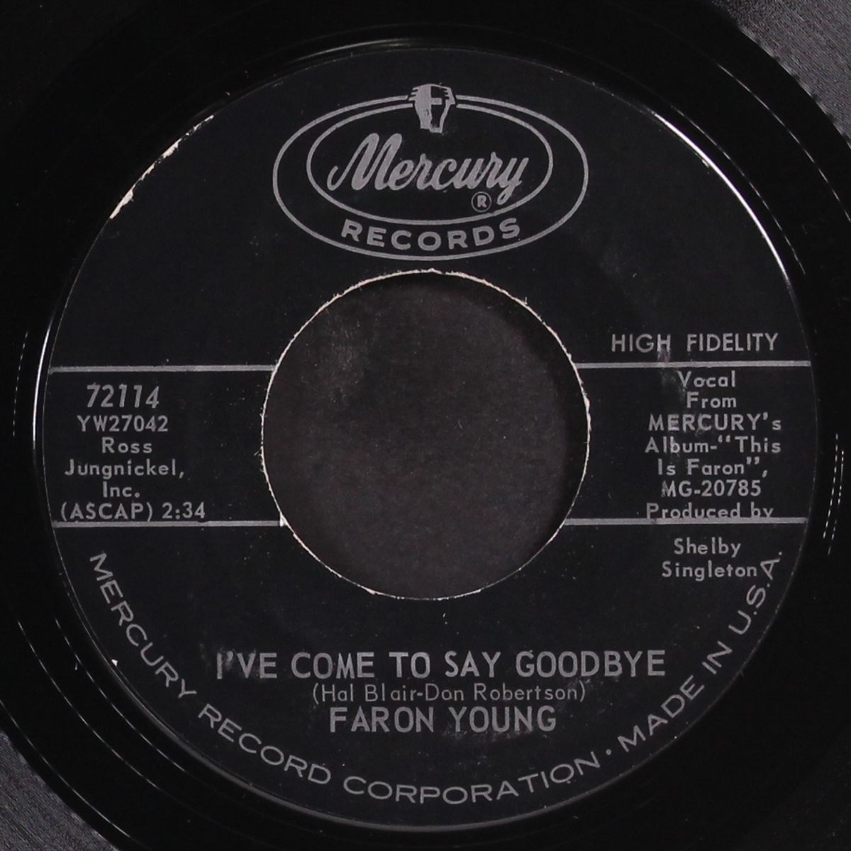nightmare / i've come to say goodbye by FARON YOUNG