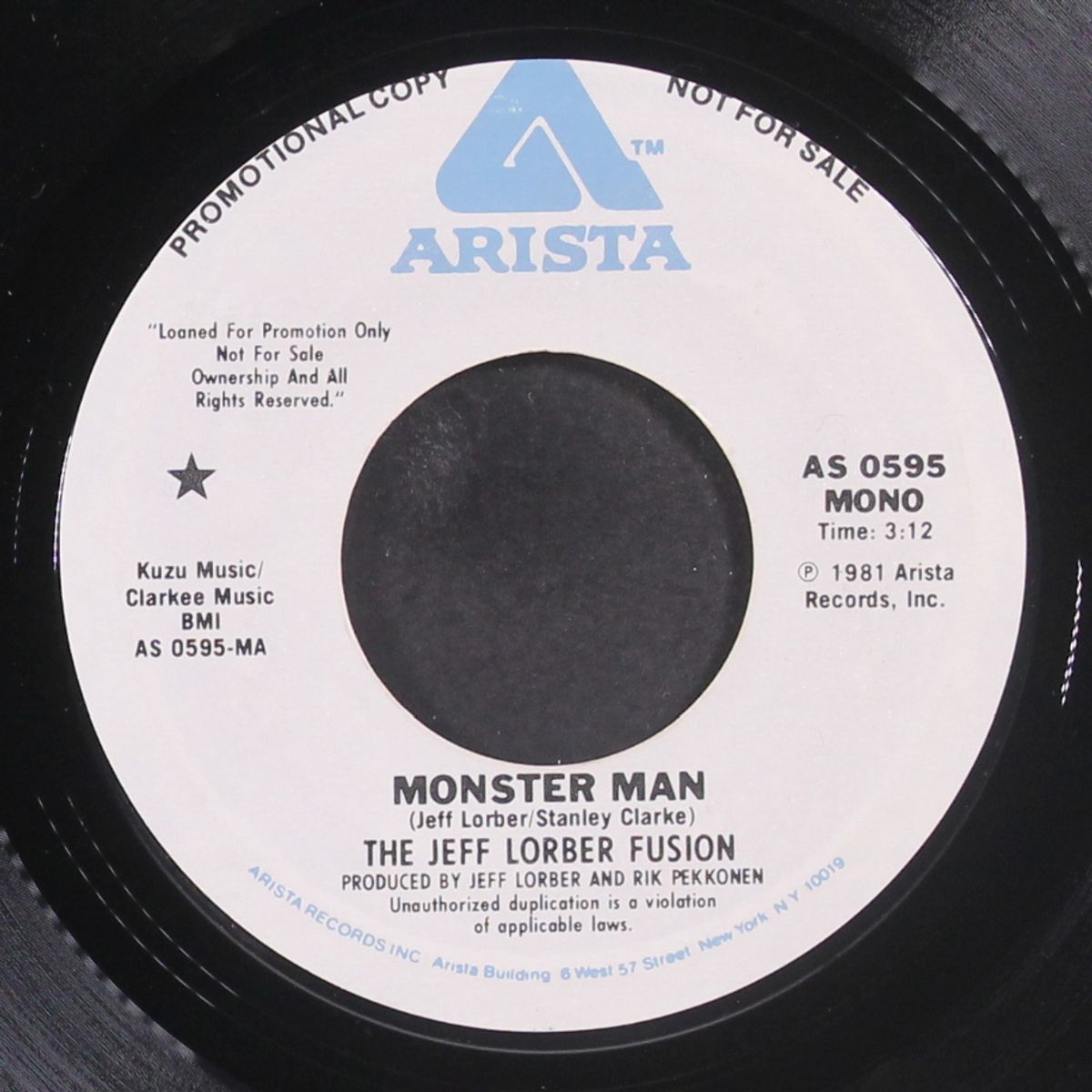monster man / mono by THE JEFF LORBER FUSION