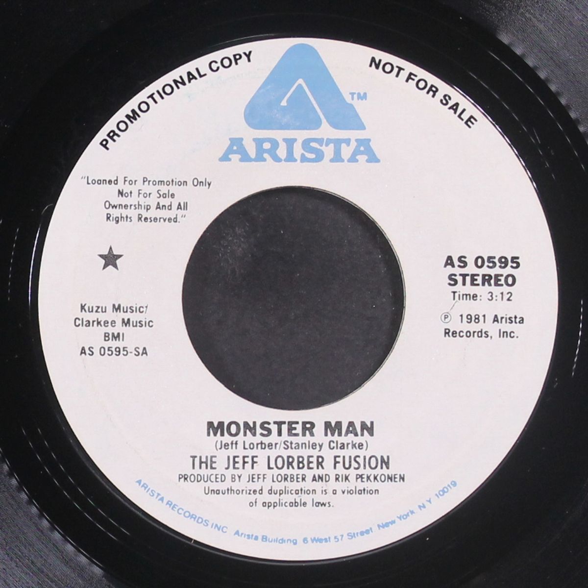 monster man / mono by THE JEFF LORBER FUSION
