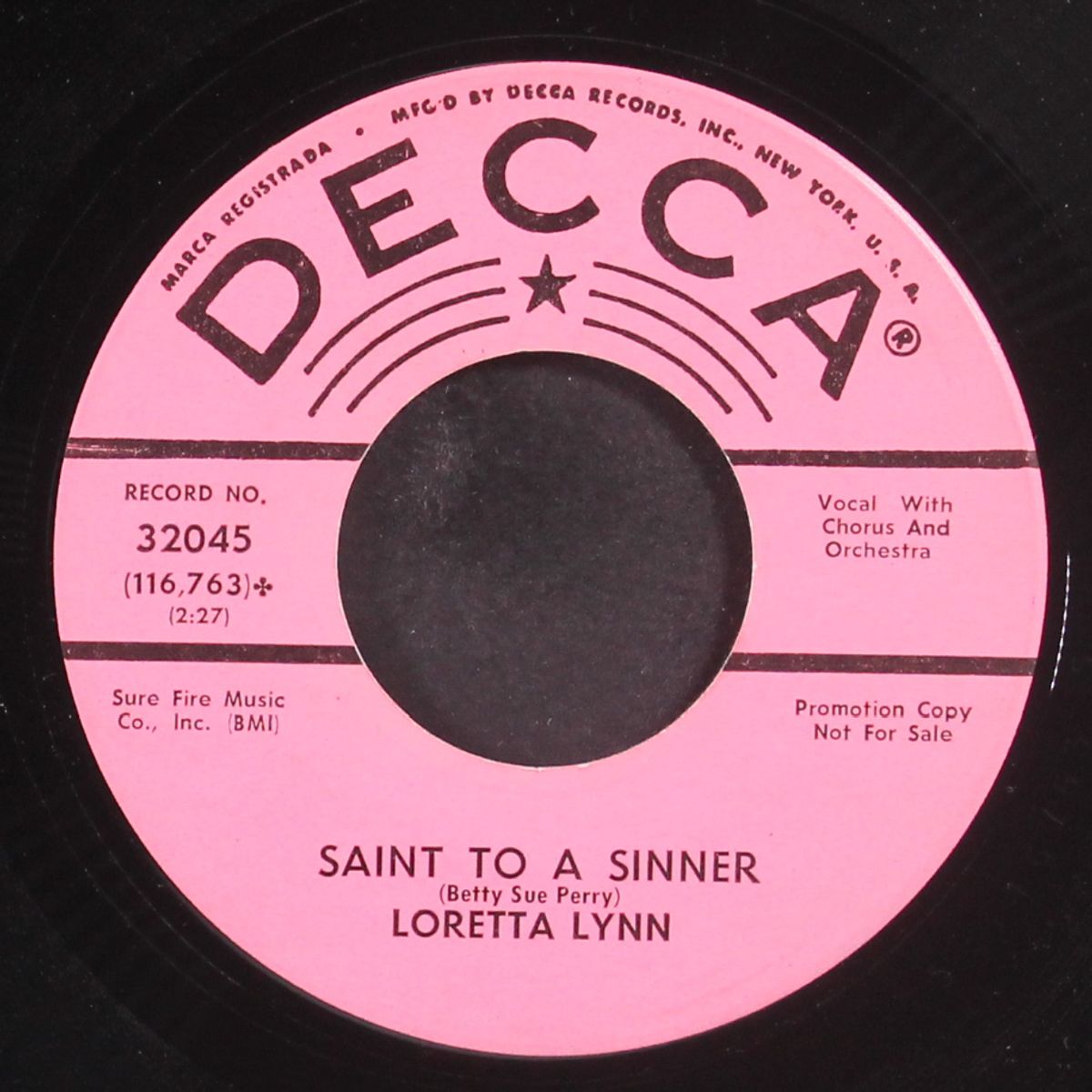 don't come home a' drinkin' / saint to a sinner by LORETTA LYNN
