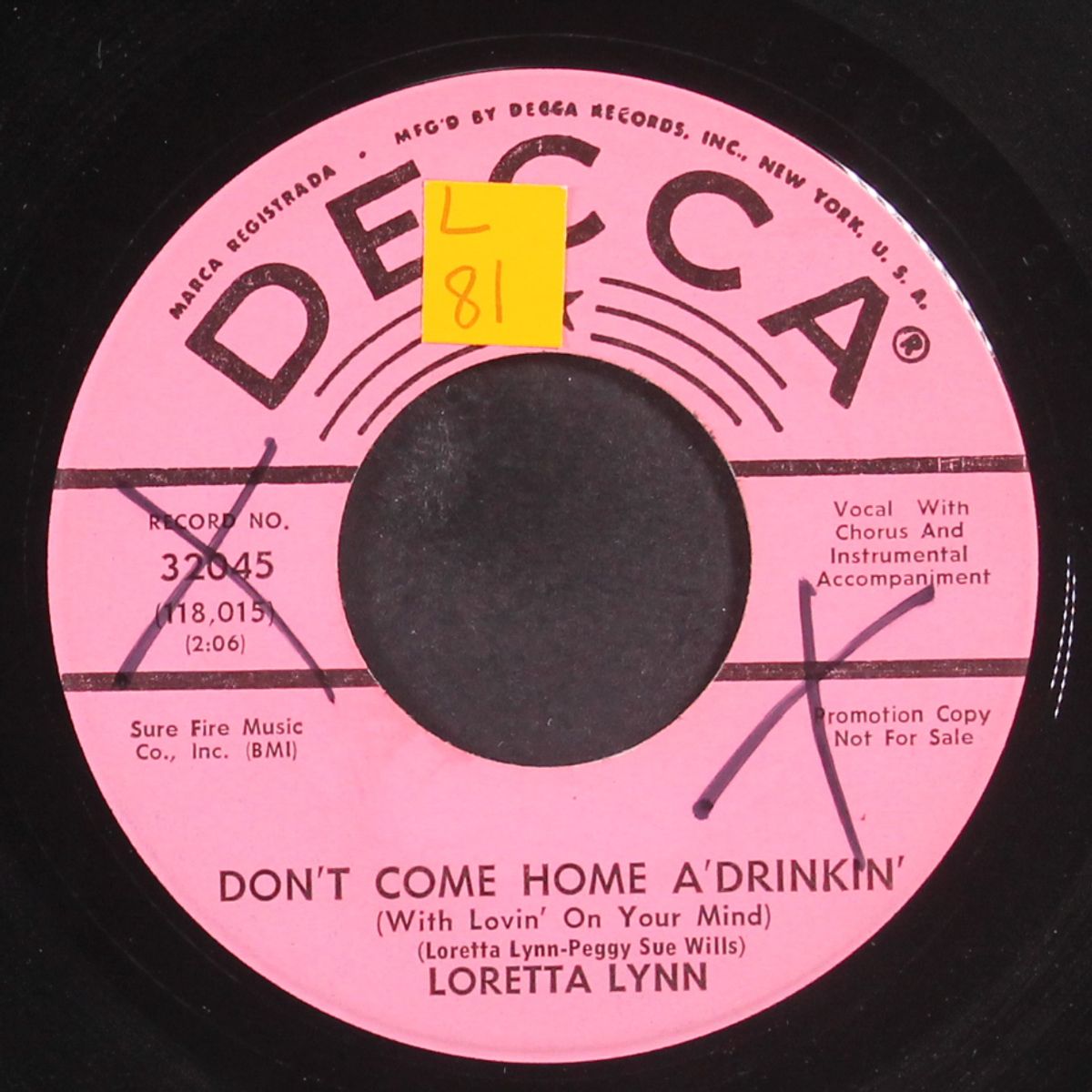 don't come home a' drinkin' / saint to a sinner by LORETTA LYNN